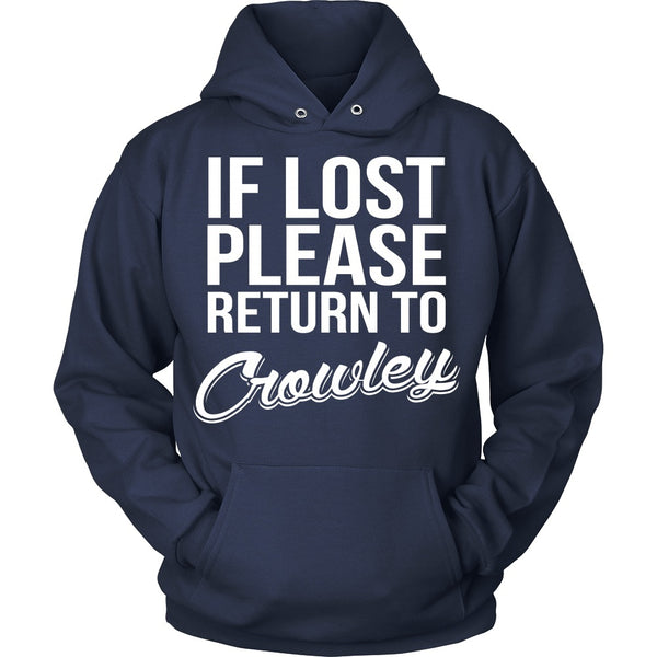 IF LOST Return to Crowley - T-shirt - Supernatural-Sickness - 9