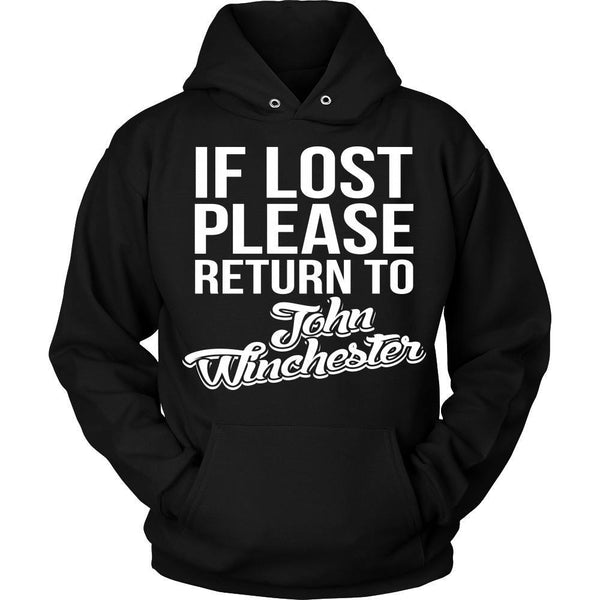 IF LOST Return to John Winchester - T-shirt - Supernatural-Sickness - 8