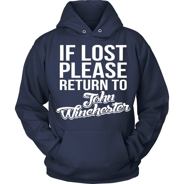 IF LOST Return to John Winchester - T-shirt - Supernatural-Sickness - 9