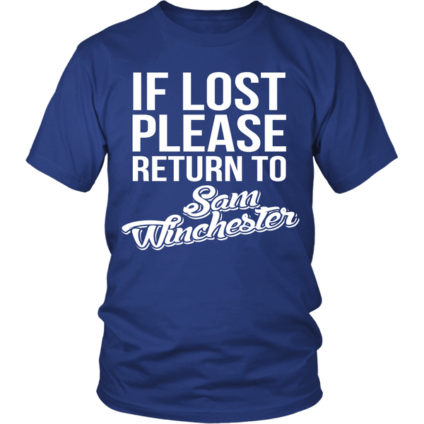 IF LOST Return to Sam - T-shirt - Supernatural-Sickness - 2
