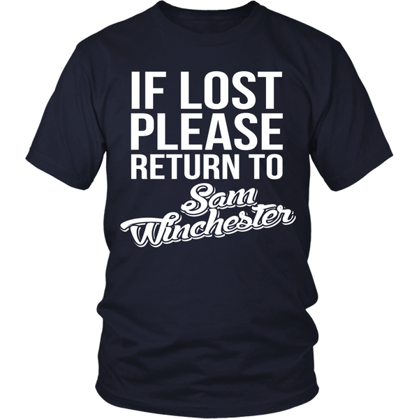 IF LOST Return to Sam - T-shirt - Supernatural-Sickness - 1