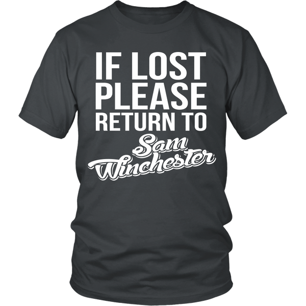IF LOST Return to Sam - T-shirt - Supernatural-Sickness - 3