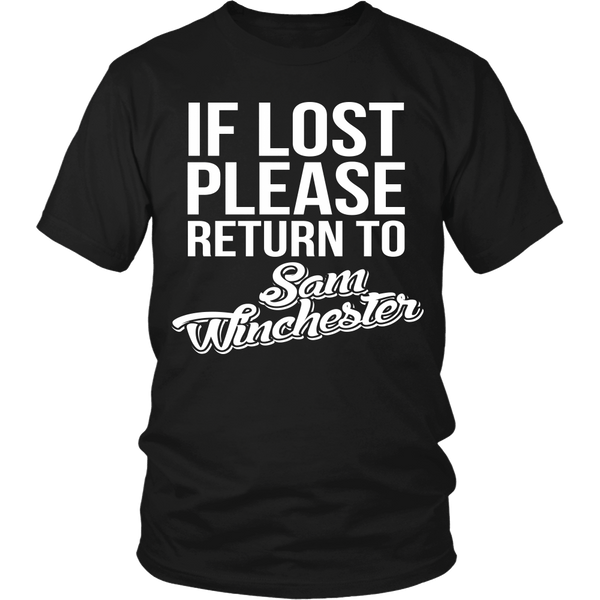 IF LOST Return to Sam - T-shirt - Supernatural-Sickness - 4