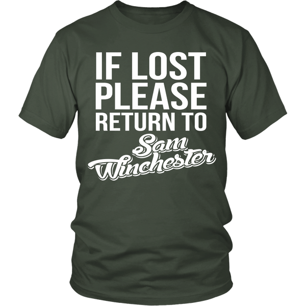 IF LOST Return to Sam - T-shirt - Supernatural-Sickness - 5