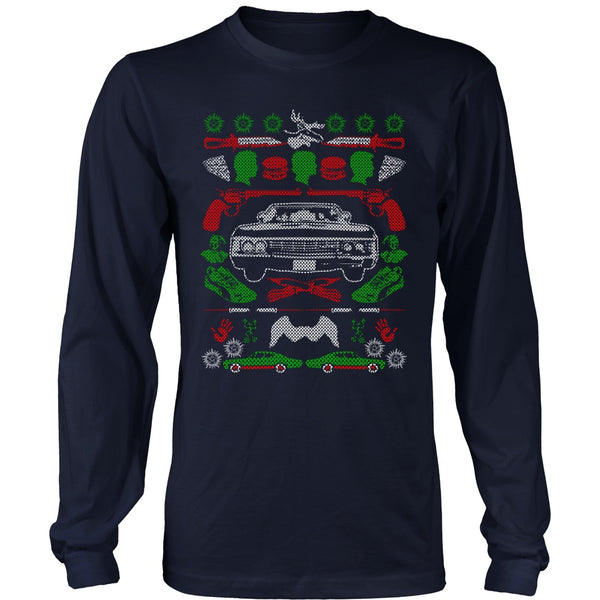 Impala Ugly Christmas Sweater - T-shirt - Supernatural-Sickness - 10