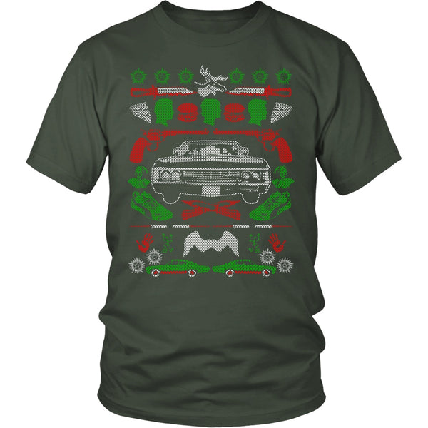 Impala Ugly Christmas Sweater - T-shirt - Supernatural-Sickness - 6