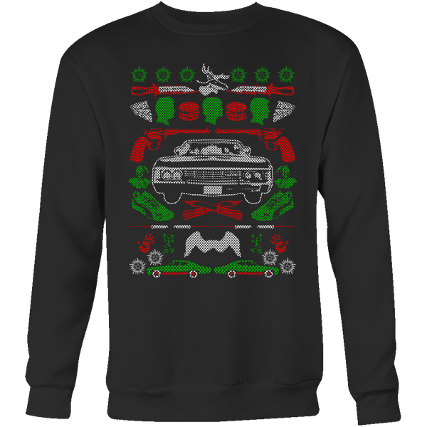 Impala Ugly Christmas Sweater - T-shirt - Supernatural-Sickness - 7