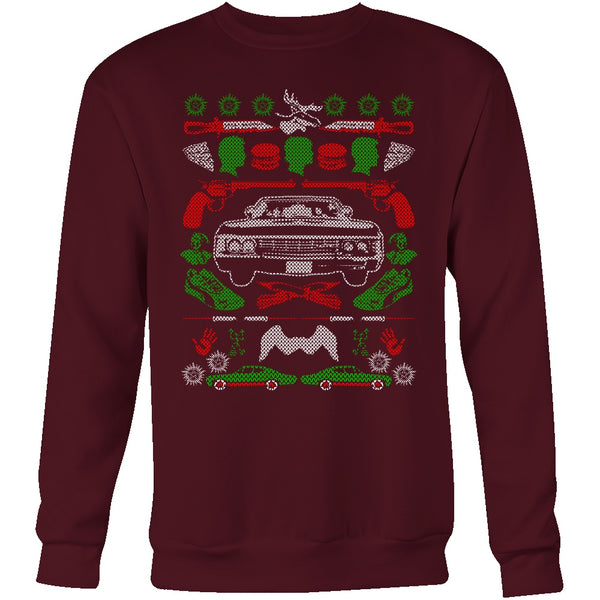 Impala Ugly Christmas Sweater - T-shirt - Supernatural-Sickness - 9