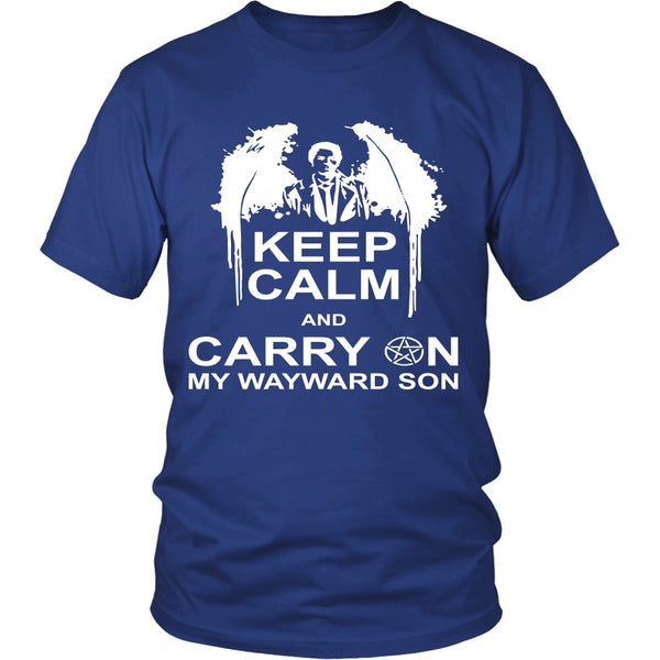 Keep Calm And Carry On My Wayward Son - Apparel - T-shirt - Supernatural-Sickness - 2