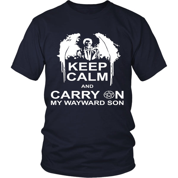 Keep Calm And Carry On My Wayward Son - Apparel - T-shirt - Supernatural-Sickness - 3