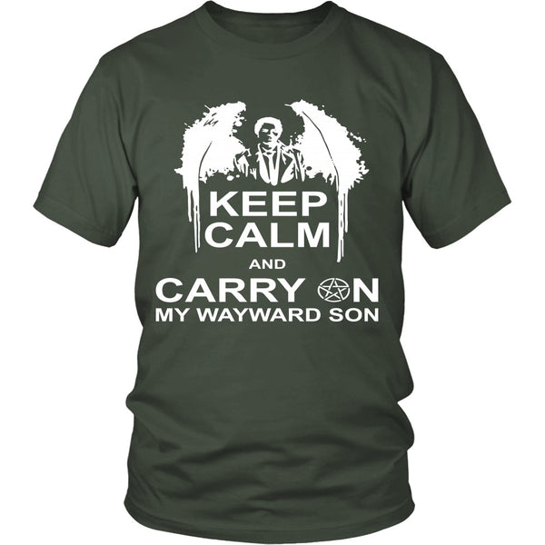 Keep Calm And Carry On My Wayward Son - Apparel - T-shirt - Supernatural-Sickness - 5