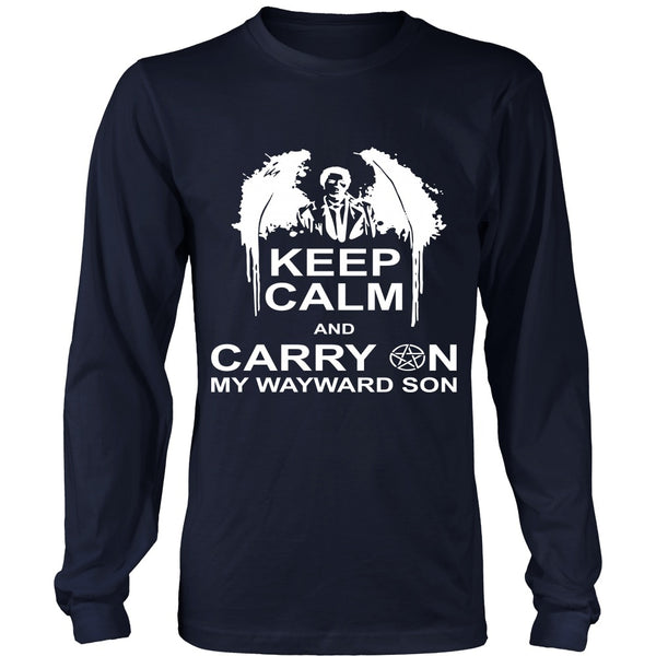 Keep Calm And Carry On My Wayward Son - Apparel - T-shirt - Supernatural-Sickness - 6