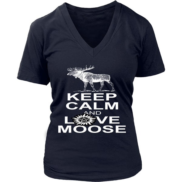 Keep Calm And Love Moose - T-shirt - Supernatural-Sickness - 13