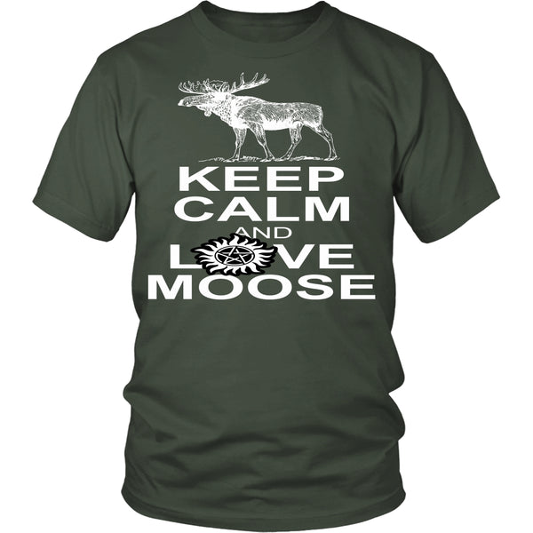 Keep Calm And Love Moose - T-shirt - Supernatural-Sickness - 5