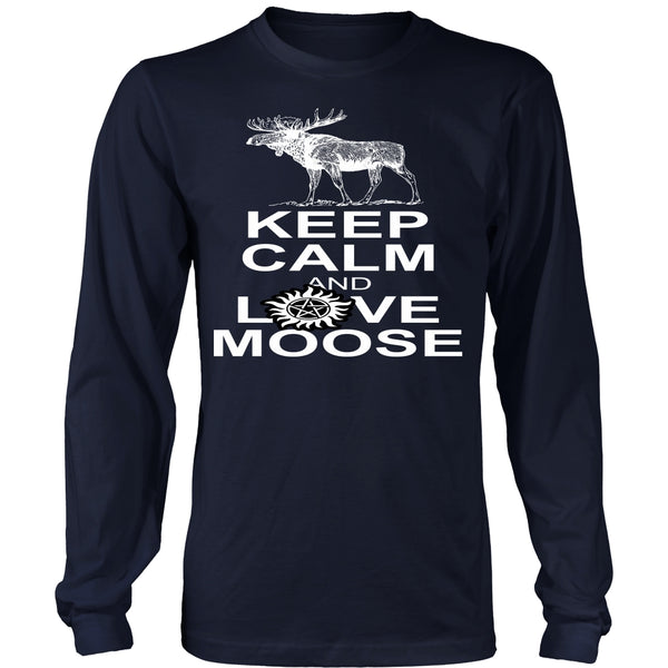 Keep Calm And Love Moose - T-shirt - Supernatural-Sickness - 6