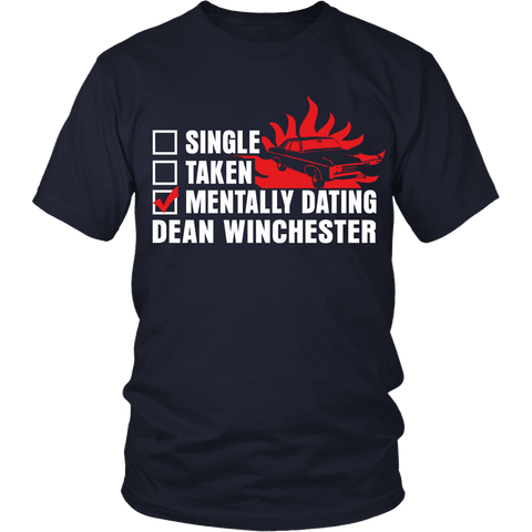 Mentally Dating Dean Winchester - Apparel - T-shirt - Supernatural-Sickness - 1
