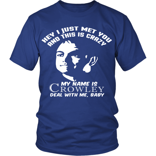 Name's Crowley - T-shirt - Supernatural-Sickness - 2