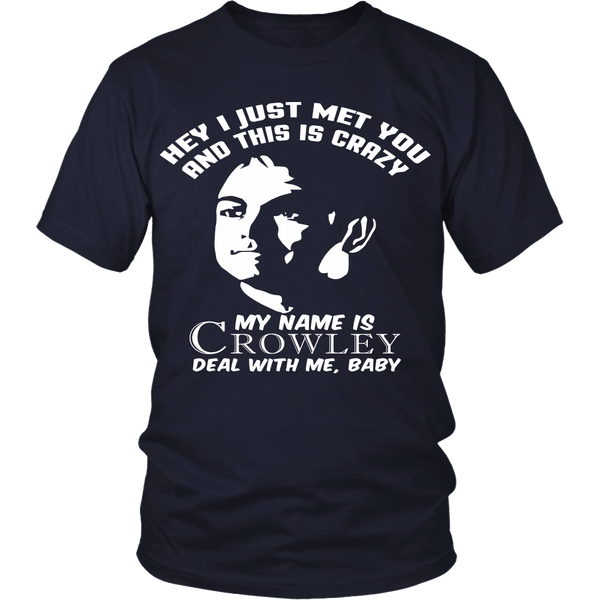 Name's Crowley - T-shirt - Supernatural-Sickness - 1