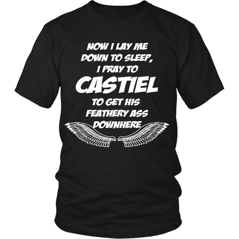 Pray to Castiel - Apparel - T-shirt - Supernatural-Sickness - 1