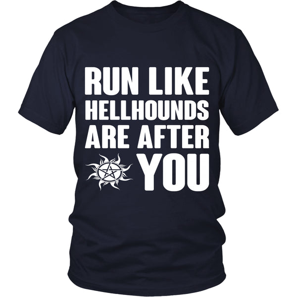 Run like Hellhounds are after You - T-shirt - Supernatural-Sickness - 3