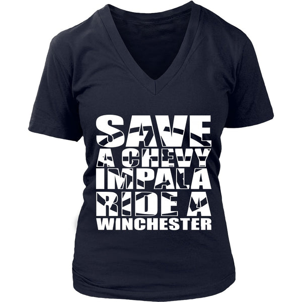 Save A Chevy Impala - Apparel - T-shirt - Supernatural-Sickness - 12