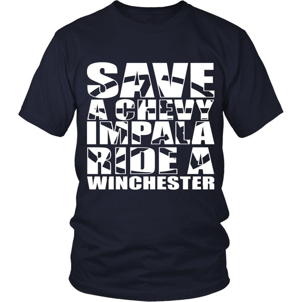 Save A Chevy Impala - Apparel - T-shirt - Supernatural-Sickness - 3