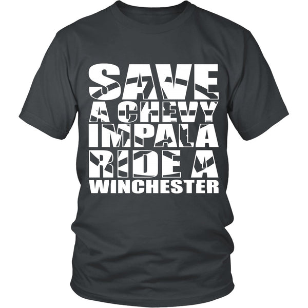 Save A Chevy Impala - Apparel - T-shirt - Supernatural-Sickness - 4