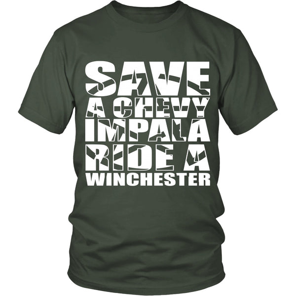 Save A Chevy Impala - Apparel - T-shirt - Supernatural-Sickness - 5