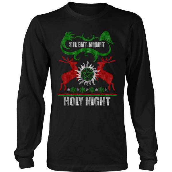 Silent Night Holy Night - T-shirt - Supernatural-Sickness - 1
