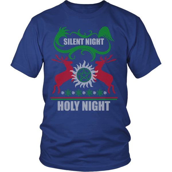 Silent Night Holy Night - T-shirt - Supernatural-Sickness - 2