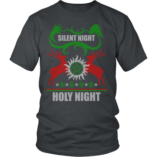 Silent Night Holy Night - T-shirt - Supernatural-Sickness - 4