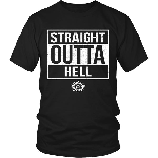 Straight Outta Hell - Apparel - T-shirt - Supernatural-Sickness - 1