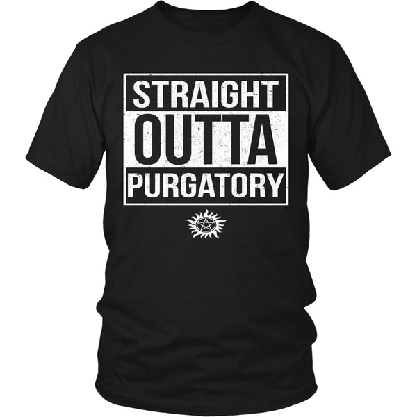 Straight Outta Purgatory - Apparel - T-shirt - Supernatural-Sickness - 1