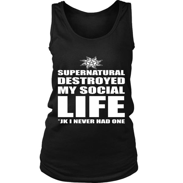 Supernatural Destroyed My Social Life - Apparel - T-shirt - Supernatural-Sickness - 10