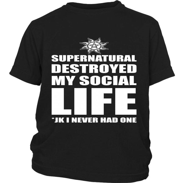 Supernatural Destroyed My Social Life - Apparel - T-shirt - Supernatural-Sickness - 13