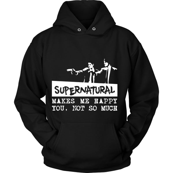 Supernatural makes me Happy - Apparel - T-shirt - Supernatural-Sickness - 8