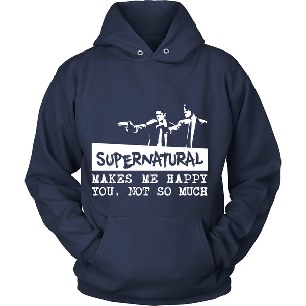 Supernatural makes me Happy - Apparel - T-shirt - Supernatural-Sickness - 9
