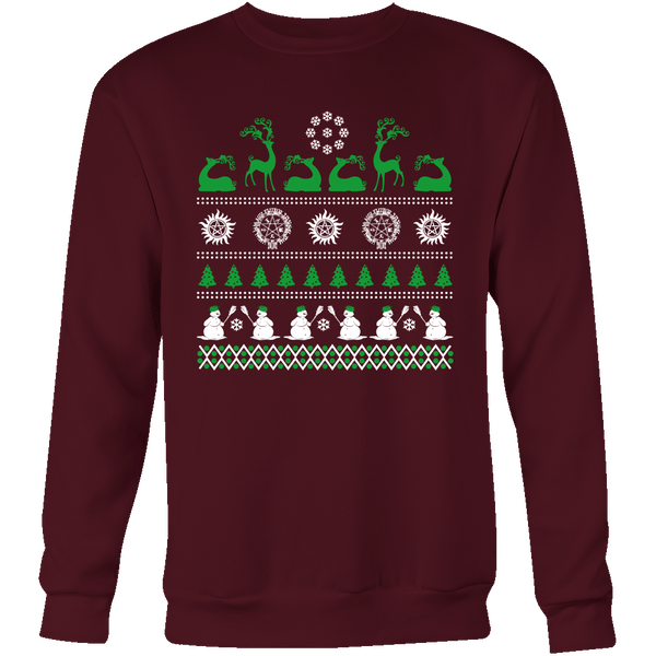 Supernatural Ugly Christmas Sweater - T-shirt - Supernatural-Sickness - 10