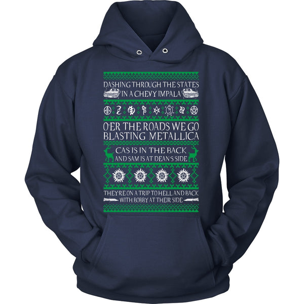 Supernatural UGLY Christmas Sweater - T-shirt - Supernatural-Sickness - 11