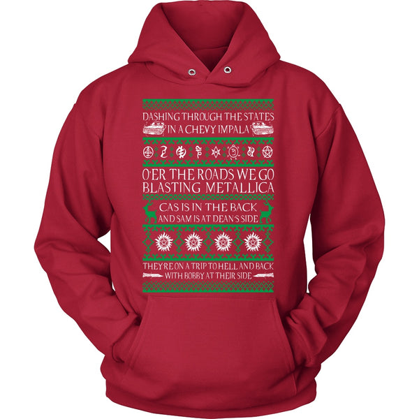 Supernatural UGLY Christmas Sweater - T-shirt - Supernatural-Sickness - 12