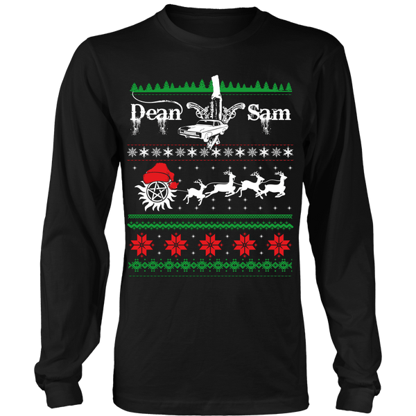 Supernatural UGLY Christmas Sweater - T-shirt - Supernatural-Sickness - 2