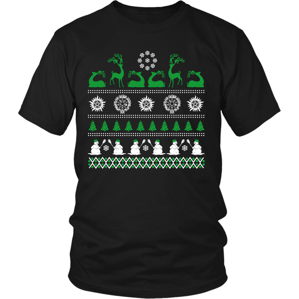 Supernatural Ugly Christmas Sweater - T-shirt - Supernatural-Sickness - 6