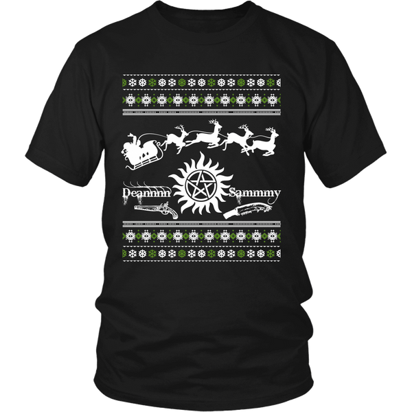 Supernatural UGLY Christmas Sweater - T-shirt - Supernatural-Sickness - 6