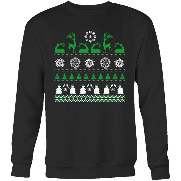 Supernatural Ugly Christmas Sweater - T-shirt - Supernatural-Sickness - 8