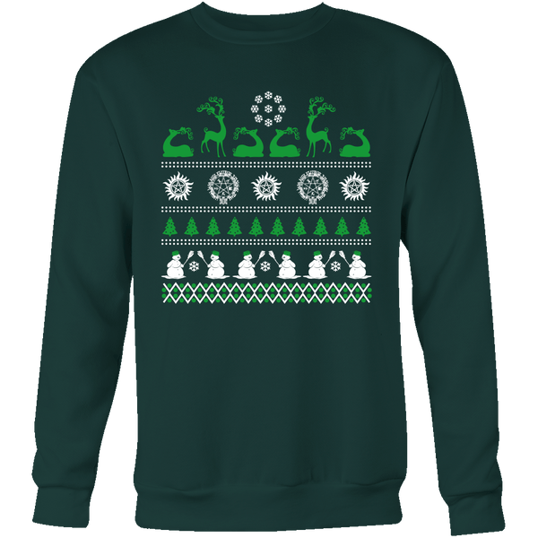 Supernatural Ugly Christmas Sweater - T-shirt - Supernatural-Sickness - 9