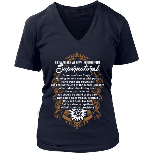 Things Learned From Supernatural - Apparel - T-shirt - Supernatural-Sickness - 13