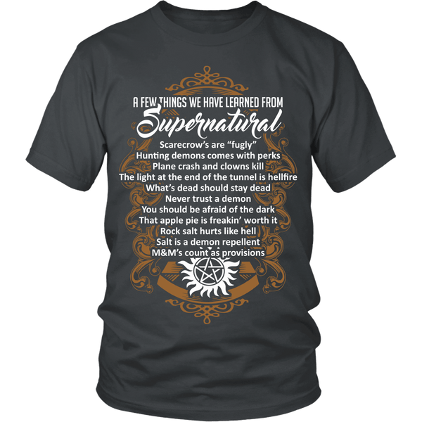 Things Learned From Supernatural - Apparel - T-shirt - Supernatural-Sickness - 4