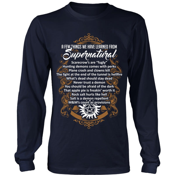 Things Learned From Supernatural - Apparel - T-shirt - Supernatural-Sickness - 6