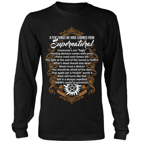 Things Learned From Supernatural - Apparel - T-shirt - Supernatural-Sickness - 7