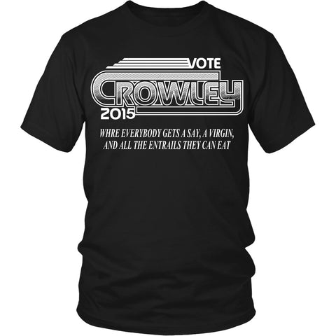Vote Crowley - Apparel - T-shirt - Supernatural-Sickness - 3